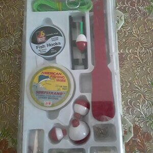 Vintage Deluxe Fishing Tackle Kit NIB